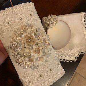 Baptism candle set